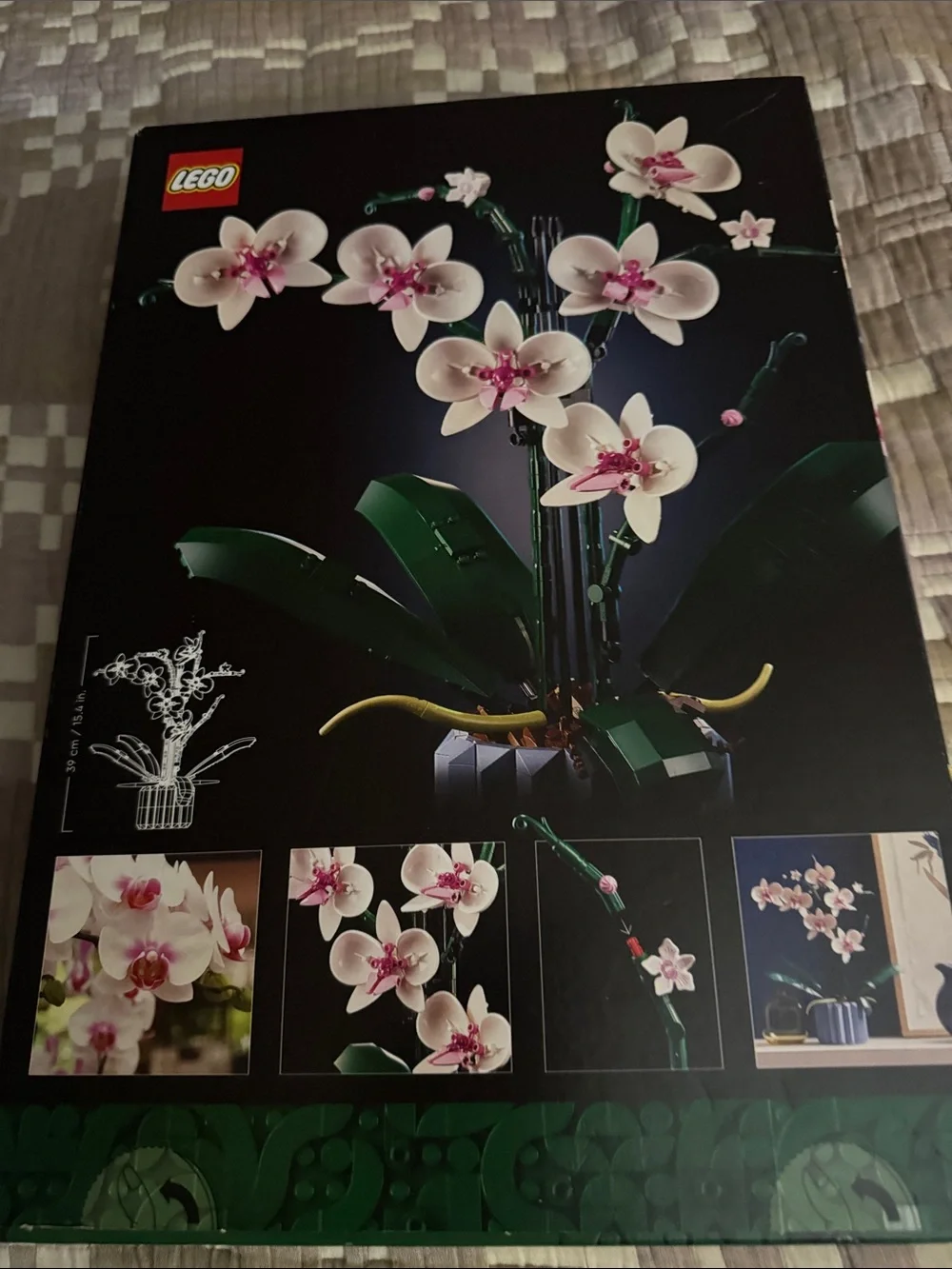 Lego Botanicals Orchid Display - White, Pink & Green